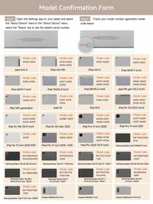 Mädchen Silhouette & Buch Muster Hülle mit integriertem Stiftfach, kompatibel mit iPad 10. Generation, iPad Air 4/5. Generation 10,9 Zoll, kompatibel mit Kindle (11. Generation) 2022 Release, Kindle (11. Generation-2024 Release)(6 Zoll). Die Hülle ist an den vier Ecken stoßfest und kann mit einer Hand gehalten werden - Verschiedenfarbig - Übersicht 7