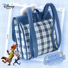 Disney Mochila escolar con licencia oficial de Zootopia, nueva mochila de viaje ligera de estilo británico para exteriores - A - Ver 3