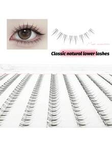 10排双头火焰形免胶下睫毛簇：提升下睫毛的浓密度和长度。自然无痕贴合，新手友好——适合日常工作、外出、晚宴、节日庆典等各种场合！ - C - 查看 5