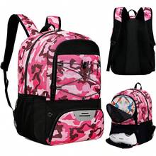 Ball Sports Bag - Pink, Camouflage (CamoPink) - View 3