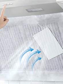 24 peças/12 peças Papel Filtro de Exaustão de Cozinha Descartável de Alto Desempenho e Inodoro, Tamanho Universal com Fixação de , Adequado para Coifas, Exaustão de Fogão e Purificador de Ar de Cozinha. Absorve Efetivamente Fumaça e Odores de Cozinha, Mantendo um Ambiente de Cozinha Fresco. Fácil de Instalar e Substituir, Adequado para Uso Doméstico, Garantindo um Ambiente de Cozimento mais Limpo e Saudável. - Vários estilos - Visão 4