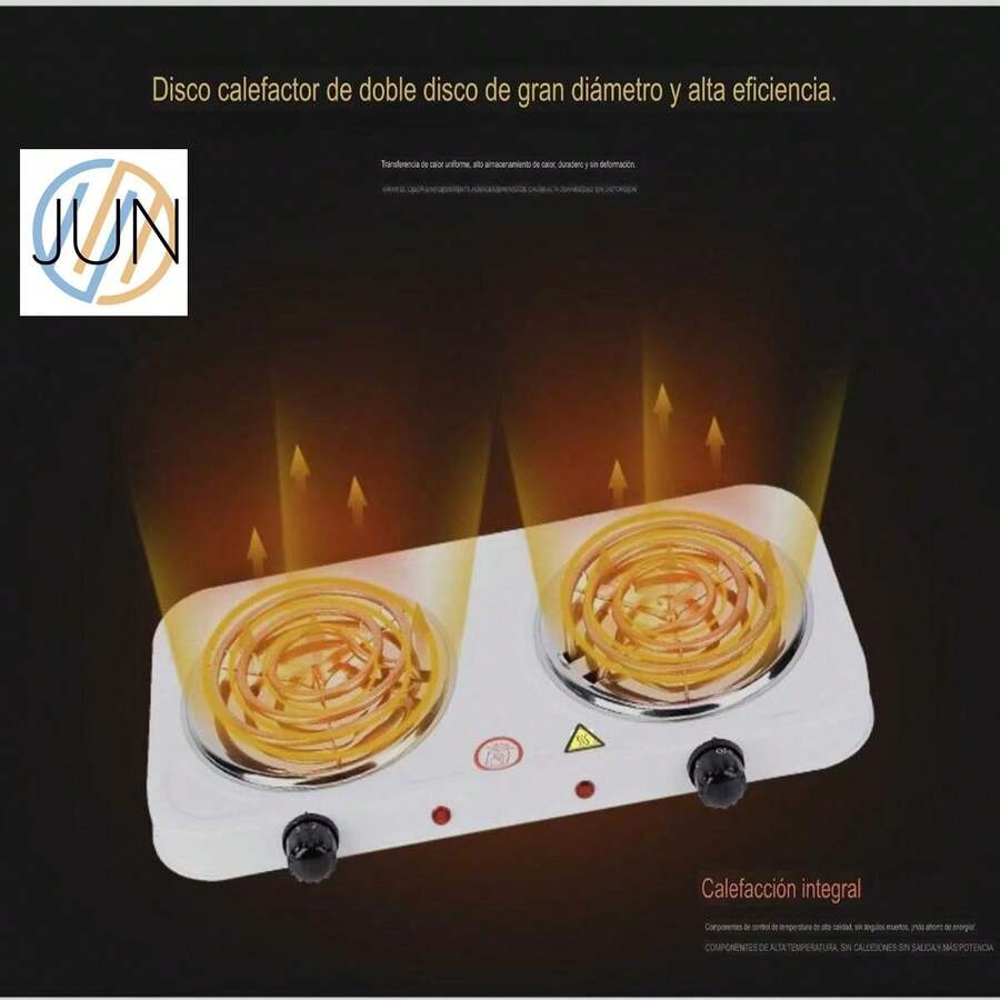 Double-Headed Electric Stove For Domestic Use (Random Colors) - one-size - View 1