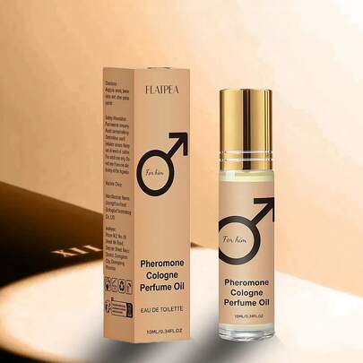 10毫升男士香水，柠檬、薰衣草、木质香调，持久淡雅，男士滚珠香水油，精油配方，旅行装便携，适合日常、约会、度假，是男士的理想礼物