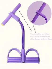 Multifunctional Resistance Band - Stackable TPE Material Exercise Equipment, Suitable For Home Fitness, Abdominal And Arm Exercises, Medium Resistance, Full Body Shaping, Abdominal Trainer, Sit-Up Assist, Home Gym Equipment | Multifunctional Fitness Tool | Durable TPE Material - Multicolor - View 2