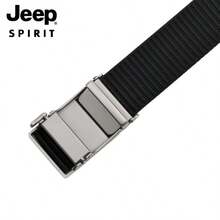 1pc Jeep Men's Belt Gift Box, Automatic Buckle Waist Strap, Suitable For Casual, Business, Multi-Function Pants, Office Attire, Daily Wear, Minimalist Design, Durable Material, High Quality, Adjustable Waist, Automatic Belt, Men's Fashion, Professional Wear, Men's Gift - Black (gift Box) - View 7