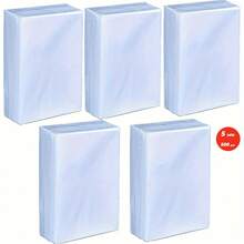 500/1000pcs Transparent Baseball Card Sleeves, Durable Trading Card Sleeves, Plastic Card Protectors Suitable For Standard-Size Cards,Trading Card Top Loaders, Clear Plastic Penny Sleeves, Anti-Fading, Water-Proof, Dust-Proof, Protective Case For Collectible Cards, Sports And Game Cards,Ideal For MTG, Baseball Cards, Sports Cards, And Game Cards - Multicolor - View 9