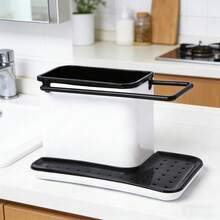 多功能厨房海绵架和水槽收纳架，适用于浴室和厨房 - 彩色 - 查看 5