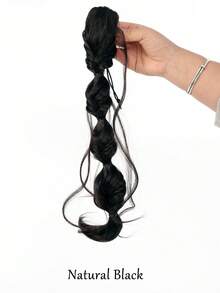 Wig Braids, Frayed Braids, Bubble Braids, Hair Clips, Twisted Long Braids, Wig Braids, Ponytail - Multicolor - View 9