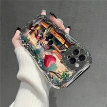 Disney What Mickey Mouse Patterned Phone Case Featuring A Heart Balloon Design. Compatible With IPhone 17, 16, 15, 14, 13, 12, And 11 Pro Models. Made Of TPU, With Shockproof Protection. A Perfect Gift Choice For Birthdays, Holidays, And Special Occasions. - Bạc - Xem 3