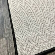 0161 Pc Modern Herringbone Non-Slip Runner Rug – Machine Washable Thick Carpet For Hallway/Entryway/Kitchen - Herringbone Berber - View 2