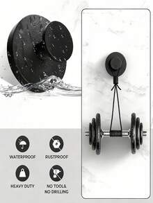 不锈钢吸盘挂钩，免钻孔真空吸附技术，可用于收纳毛巾、浴球、浴袍、外套等多功能挂钩，粘性挂钩，安装简便，适用于淋浴房、浴室和厨房，可粘附于玻璃、镜子、瓷砖等光滑表面。 - 彩色 - 查看 7