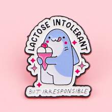 翻领珐琅徽章和胸针，背包装饰别针，酷炫时尚，送礼佳品 - 彩色 - 查看 1