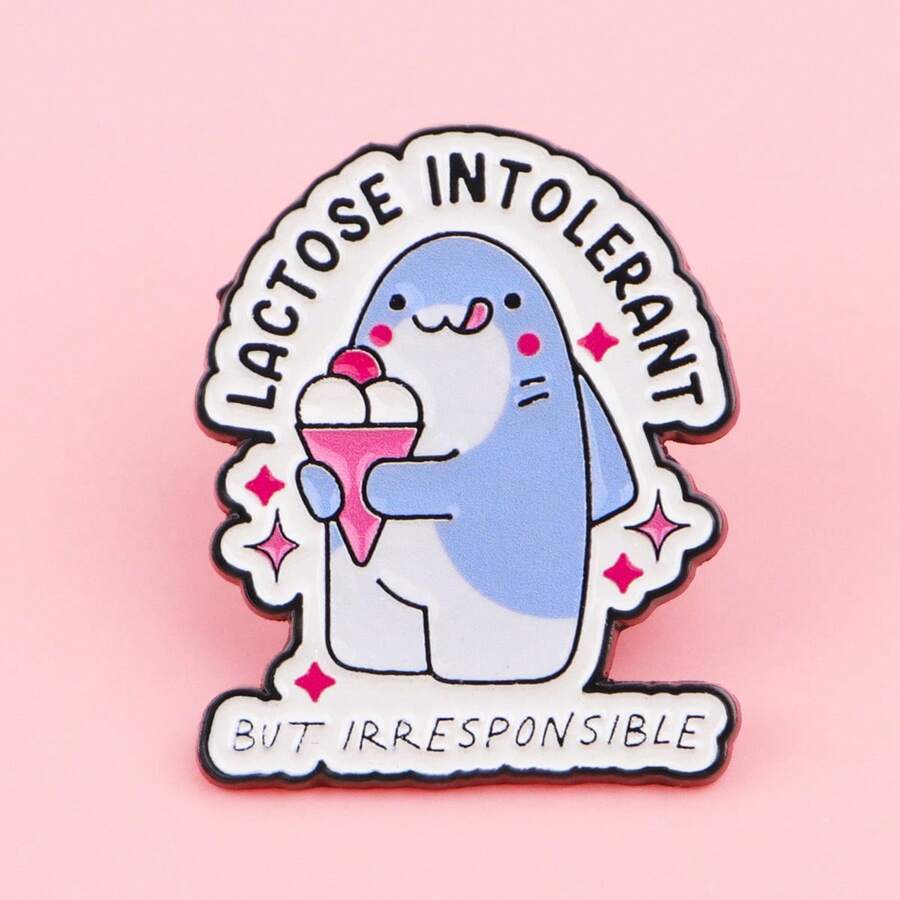 翻领珐琅徽章和胸针，背包装饰别针，酷炫时尚，送礼佳品 - 彩色 - 查看 1