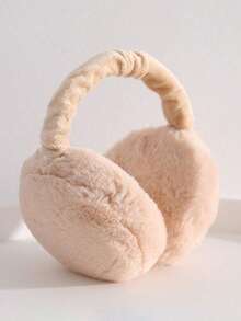1pc Unisex Solid Color Earmuffs - Soft Plush Earmuffs, Foldable, Comfortable And Warm, Suitable For Outdoor Activities In Winter - Multicolor - View 26