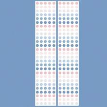 1 Roll Simple Handwritten Polka Dot Colorful Tape Single Pack - Student Gift, DIY Handwritten Notebook Material Tape Sticker Tool And Self-Adhesive Tape (1 Roll Polka Dot Tape, Approx. 600 Dots), Back To School Season Essential - Round - View 15