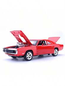 1个道奇汽车模型摆件，合金模型车，多功能，车门可活动开启，生日礼物，圣诞礼物，万圣节礼物，完美礼物，文具，减压球 - 黑色 - 查看 28