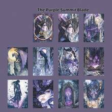 30 piezas/paquete Papeles de fondo con tema oscuro, adecuados para fondos decorativos DIY, regalos festivos, collages artesanales, planificadores decorativos, diarios, scrapbooking y suministros de papelería escolar - Multicolor - Ver 14