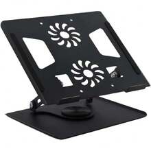 Soporte portátil Plegable de aleación de Aluminio con rotación de 360° y diseño Ajustable para computadora portátil | Compatible con computadoras portátiles y tabletas,39172936 - Multicolor - Ver 1