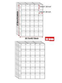 42/30/20 Coin Collection Pages, 10 Sheets, Coin Collection Binder, Standard 9-Hole Coin Pocket Sheets, Coin Collection Set, Coin Collector Organizer, Coin Sorting And Display - Multicolor - View 15