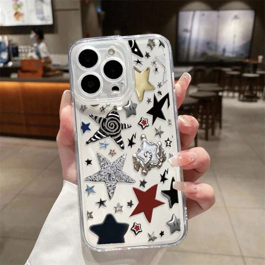 Case Cover Transparent Material TPU Star Pattern I P H ONE XR 11 12 13 14 15 16 PRO MAX 7 14 15 16 PLUS REDMI A1 A2 A3 A5 9A 10C 12C 11A 13C 14C 11 12 LIRE NOTE 8 9 10 11 12 13 14 PRO POCO C55 C65 X3 X4 X5 S21 FE S22 ULTRA S23 FE S23 ULTRA S24 PLUS S24 ULTRA S25 ULTRA MOTO G04 G7 G9 PLAY G10 G13 G23 G14 G15 G20 G22 G24 G30 G32 G34 G35 G52 G53 G54 G60 G84 E7 E13 E20 E22 EDGE 30 40 CASE - Y1 - 查看 1