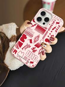 Paul Frank Licensed Silicone Phone Case, Full Body Shockproof Camera Protection, Monkey Letter Star Plaid Pattern, New Design Suitable For IPhone 13/14/15/16/17 Pro Max - Multicolor - View 4