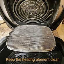 Protector contra Salpicaduras de Freidora, Doble, Pantallas contra Salpicaduras Protector contra Salpicaduras de Freidora de Dos Pisos Protector contra Salpicaduras de Grasa de - como se muestra en la figura - Ver 8