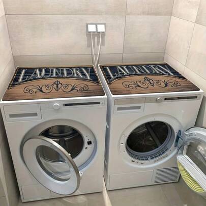 1pc Dish Drying Pad, Washing Machine Dust Cover Mat, Washstand Drain Mat, Soft Faucet Absorbent Mat, Washstand Cup Mat, Kitchen Accessories, Bathroom Accessories