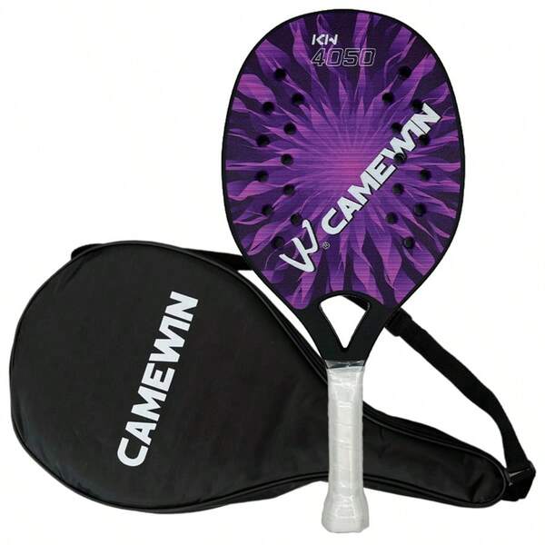 2025 CAMEWIN 4050 Plastic Beach Tennis Racket, EVA Foam, Is Ightweight And Easy To Use, A Great Holiday Gift ,Suitable For Beginners