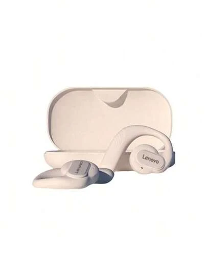 Lenovo TC3402 Comfortable Headphones: Bone Conduction Level Sound Leakage Control, Intelligent Ambient Sound Adjustment, 40-Hour Long Battery Life, Titanium Alloy Neckband – A Must-Have For Meetings, Business Trips, And Travel.