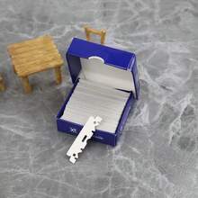 100PCS/Box Single-Sided Razor Blade Stainless Steel Razor Blades Men Shaving Shaver Manual Razors Barber Styling Shaving Tools - Multicolor - View 7