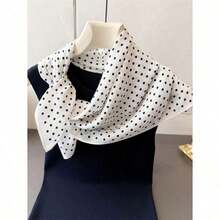 1pc Bandana Polka Dot Printed Headband/Head Wrap/Neckerchief/Scarf - A - Xem 2
