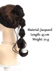 Wig Braids, Frayed Braids, Bubble Braids, Hair Clips, Twisted Long Braids, Wig Braids, Ponytail - Multicolor - View 3