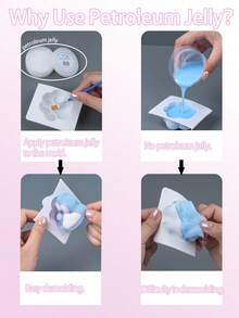 Taba DIY 套件，DIY 珠寶製作套裝，1:1 AB 液態矽膠附 3 個模具，可製作超柔軟凝膠手工 DIY 套件，生日節日禮物派對小禮，適合愛好者 DIY 手作，初學者理想選擇 - set - 查看 6