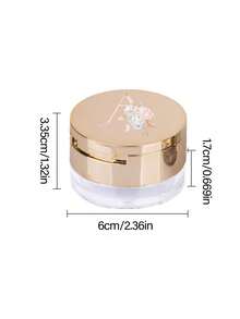 Barattolo da viaggio ricaricabile per cipria con specchio - Contenitore per cipria compatta, coperchio a scatto e design con iniziale da 26 lettere, scatola di imballaggio, strumento cosmetico, motivo floreale rosa per uso on-the-go - Idea regalo perfetta per San Valentino, Distributore di cipria portatile, Barattolo da viaggio per cipria, Distributore di cipria elegante, Adatto come regalo per amici, famiglia, colleghi, compagni di classe e persone care - Multicolore - Visualizzare 11