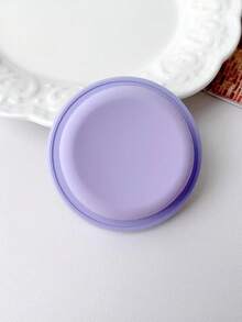 1个简约纯色撞色亲肤圆形MagSafe磁吸气垫手机支架，可折叠伸缩旋转气垫指环支架，兼容、安卓手机，生日礼物、送给家人朋友的礼物，生日推拉式手机支架，手机配件 - 彩色 - 查看 14