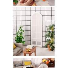 1:12比例微缩模型玩具窗户，娃娃屋家具，DIY 1:12比例OB11娃娃屋改造场景配件，娃娃屋装饰配件，娃娃屋装饰品，娃娃屋窗户装饰，迷你窗户 - 彩色 - 查看 12