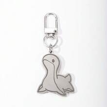 Nessy Monster Stainless Steel Keychain Accessories Bag Charm Cute Backpack Pendant Keyring Gifts For Friends - Silver - View 13