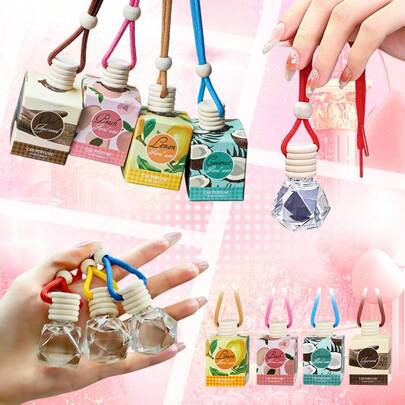 FORMBO 2件/套 2026新款无焰车载香薰，8毫升，方便悬挂于汽车空调出风口或后视镜上，位置可调节，适用于多种车型，也可用于衣柜、玄关、手提包等空间。