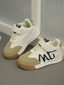 1双卡其色儿童休闲运动鞋，时尚运动鞋，男女童皆宜，适合户外、聚会、旅行、春秋季穿着。 - 卡其色 - 查看 4