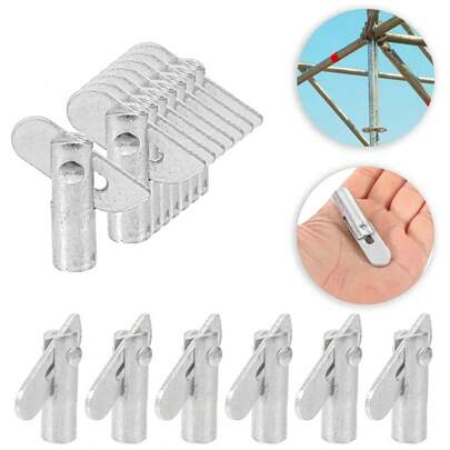 50 Piezas Pasador De Bloqueo Para Andamios, Conector De Junta De Andamio Móvil Pasador Bloqueo 1/2 Pulgada, Barra De Punto De Conexión De Junta Móvil Y Acoplamiento Con Seguros