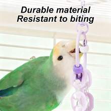 1 chiếc chuông dây màu Macaron cho vẹt, dùng để giải trí và gặm nhấm cho chim, trang trí lồng chim, đồ chơi treo chuông gió, đồ chơi gặm nhấm cho chim, thích hợp cho vẹt mào, vẹt tình yêu, vẹt đuôi dài và vẹt mào, dùng được quanh năm. - Nhiều màu - Xem 4