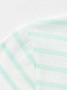 Bộ đồ lót giữ nhiệt cho bé gái, chất liệu cotton mềm mại, thoải mái, thích hợp mặc trong mùa xuân/thu. - tông màu trắng xanh - Xem 11