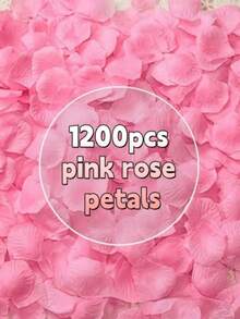 人造丝玫瑰花瓣装饰，适用于婚礼走道抛洒、婚礼餐桌中心装饰、情人节浪漫装饰、求婚/新娘送礼会装饰、情人节/周年纪念/生日浪漫庆典以及卧室花卉点缀。人造玫瑰花瓣装饰。