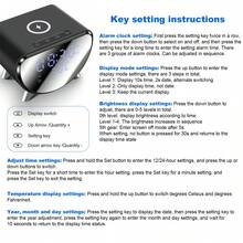 多功能无线充电站，带数字闹钟、温度和时间显示，15W无线充电底座，兼容 17/16/15/14/13/12 Pro Max Plus/Mini/11/XS/XR/X/8，兼容三星S26/S25/S24/S23/S22，兼容和Galaxy Buds。 - 彩色 - 查看 3