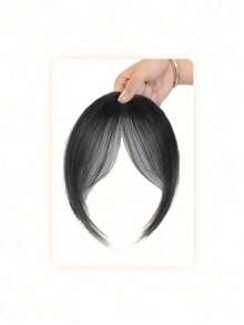 女士夹式刘海，优雅直发合成夹式接发，高温丝直发片，蓬松侧刘海 - 优雅自然造型，高温丝材质，佩戴方便，时尚日常假发，时尚发饰 | 自然外观 | 简约风格，发夹，发卡，发夹，理发店美容旅行必备，美发产品，护发，发饰 - 彩色 - 查看 15