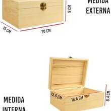 Caja para Regalo de Botella hecha de Madera, Estuche para Regalo para botella, Botellero para Regalo - baúl botellero - Ver 9