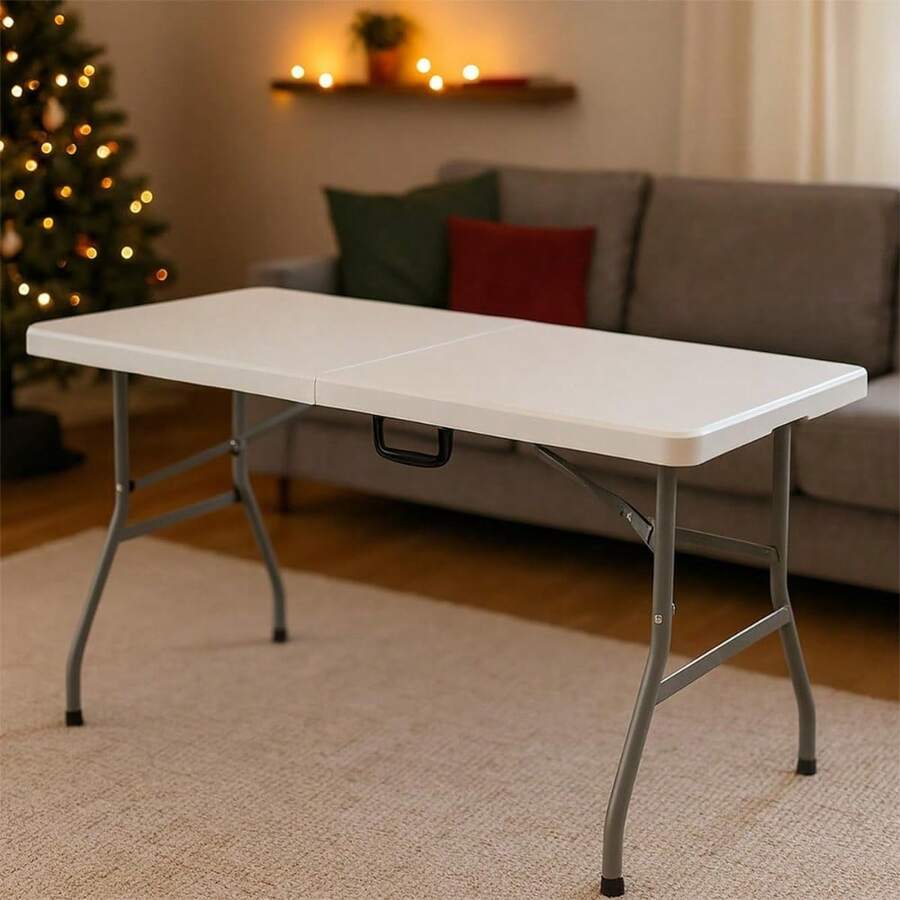 CYPNGAON. Mesa Plegable de Plastico Tipo Portafolio 1.80 Metros Portatil para Jardin Interior y Exterior 180.Fashion - 224404341 - Ver 1