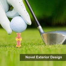 5 Stücke lustige Golf Ball Tees, 76mm/7,62cm Kunststoff Tee Pegs für Golf Training Zubehör, kreative Geschenke, Golf Geschenke, Outdoor Sport Artikel, einfache Ballplatzierung und verbesserte Genauigkeit, geeignet für Golf Trainingsausrüstung, Praxis, Sportartikel, Bewegung, Spielplatz Zubehör, Wettkampf Artikel, Sportgeschenke, Geschenke für Männer, Geschenke für Frauen, personalisierte Geschenke, Geburtstagsgeschenke - Verschiedenfarbig - Übersicht 9