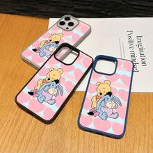 Disney Patterned Phone Case. Mickey Mouse, Stitch, Donald Duck, Minnie Mouse, Goofy, Pluto, And Daisy Duck Pattern. Magnetic Phone Case.  Compatible With IPhone 17, 16, 15, 14, 13, 12 Pro Models And Galaxy, Offering Shockproof Protection. A Special Gift For Family, Friends, Birthdays, Holidays, And Special Occasions. A Stylish And Fun Accessory To Brighten Up Your Device With What And What Flair. - 藍色 - 查看 3