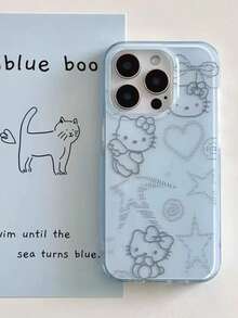 Sanrio 三丽鸥新款时尚可爱卡通猫女高端手机壳，适用于 17/16 Pro Max，14英寸苹果15 Pro双层13英寸防震12英寸新款11英寸女款防摔手机壳保护套 - 彩色 - 查看 1